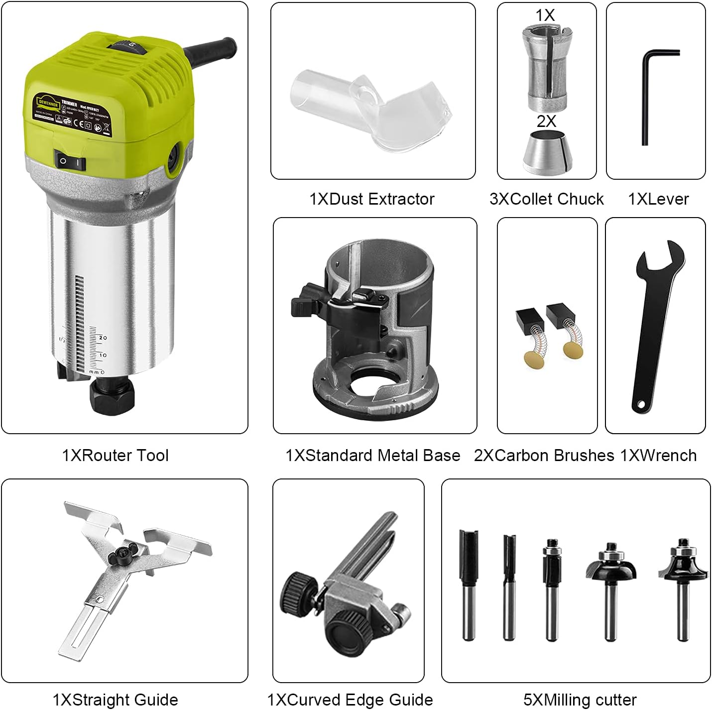 DEWINNER Electric Router Review: Versatile Tool for Woodworking 2 DEWINNER Electric Router Review: Versatile Tool for Woodworking - Image 2