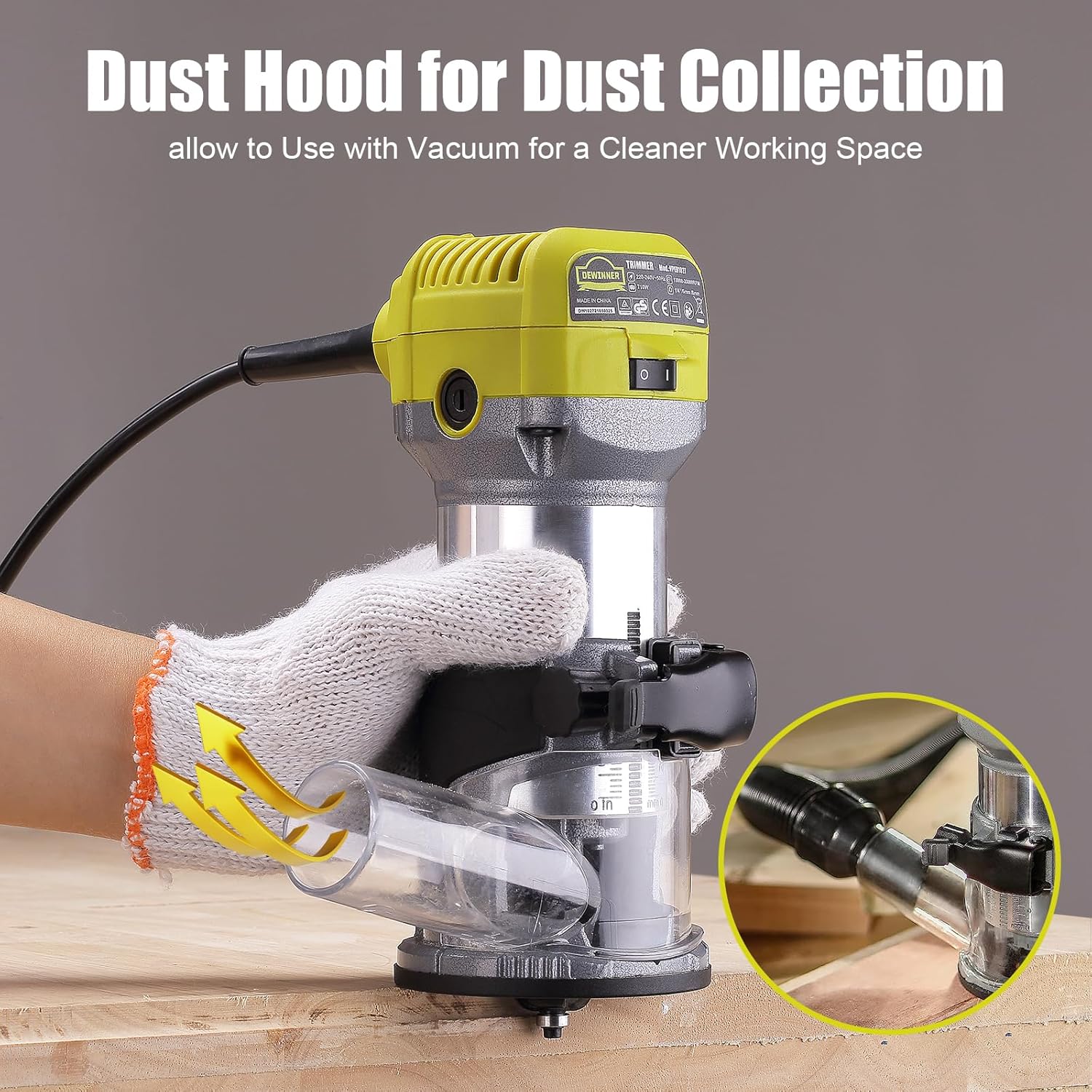 DEWINNER Electric Router Review: Versatile Tool for Woodworking 6 DEWINNER Electric Router Review: Versatile Tool for Woodworking - Image 6