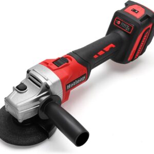 Angle Grinder Cordless for Milwaukee 18V Battery, Angle Grinder with 3 Speed Adjustable 7000 RPM Brushless Motor, 3 PCS 4-1/2" Blades for Cutting, Griding, Polishing, etc. (Battery NOT Included)