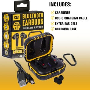 CAT Rugged Bluetooth Earbuds Waterproof Noise Canceling Work