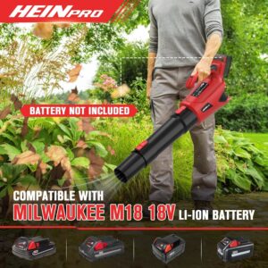 Milwaukee M18 Cordless Leaf Blower 500CFM 5-Speed Modes Yard Cleanup Tool