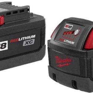 Milwaukee 48-11-1828 M18 XC RED LITHIUM 18-Volt Lithium-ion Cordless Tool Battery ( 2 pack )