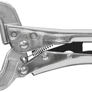 Strong Hand Tools 6" Locking C-Clamp, Round Tip, Max Clamping Capacity: 2″ (50 mm), Throat Depth: 1-13/16″ (46 mm), Vinyl Coated Quick Release Handle, PR6, Strong Hand Tools