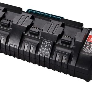 Taingwei N18 Battery Charger, 4-Ports Simultaneous Rapid Charger for Milwaukee M18 18v Li-Ion Battery and Tools 48-11-1850 48-11-1840 48-11-1815 48-11-1828 Charger