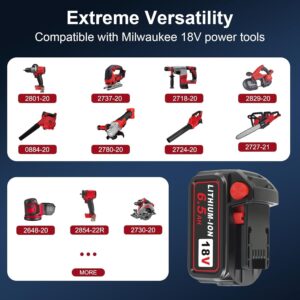 Milwaukee M18 6.5Ah Battery 2-Pack: High-Capacity Lithium Replacement Tools