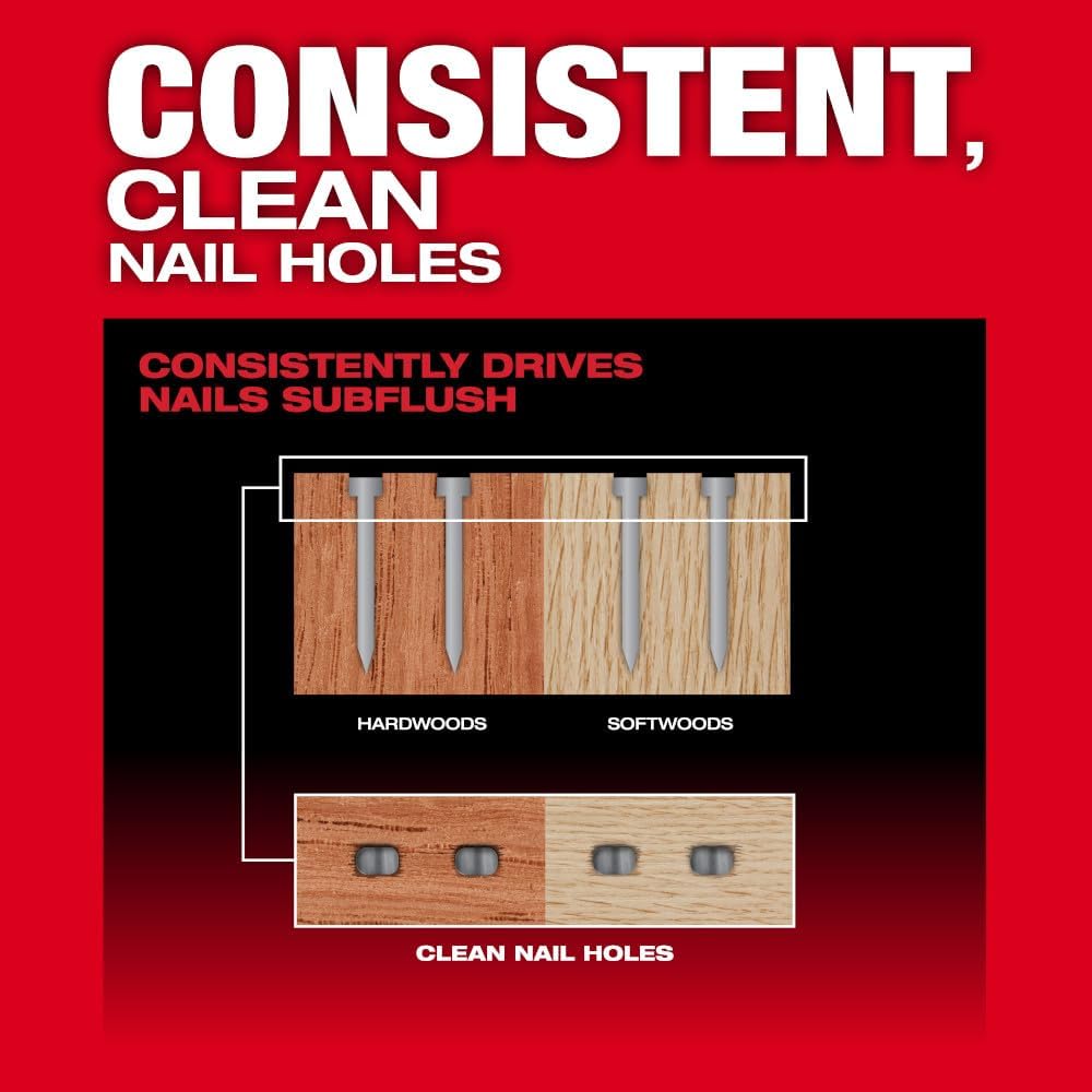 Milwaukee M18 FUEL 15GA Brushless Cordless Angled Finish Nailer Kit 4 Milwaukee M18 FUEL 15GA Brushless Cordless Angled Finish Nailer Kit - Image 4