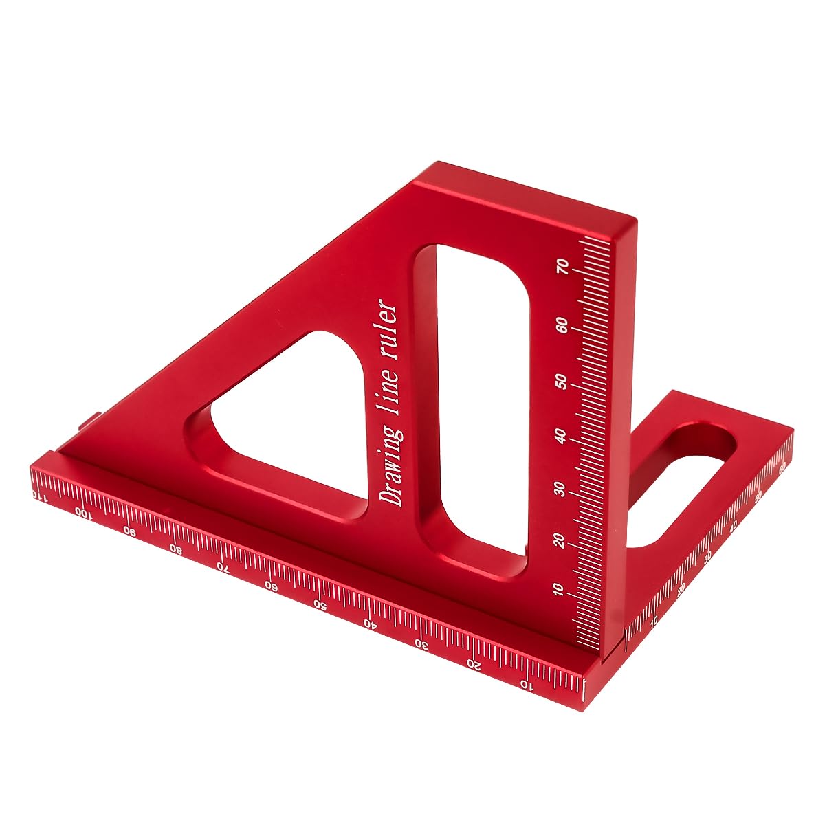 3D Angle Measuring Ruler Aluminum Woodworking Square Protractor Tool 6 3D Angle Measuring Ruler Aluminum Woodworking Square Protractor Tool - Image 6