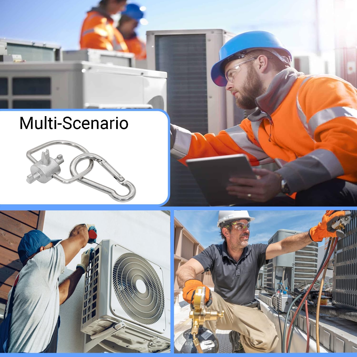 MOFIT HVAC Locking Cap Key 2 Pack 410A R22 Refrigerant Tool 3 Bits 6 MOFIT HVAC Locking Cap Key 2 Pack 410A R22 Refrigerant Tool 3 Bits - Image 6