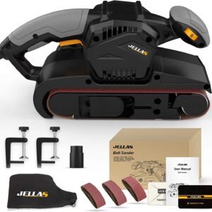Unlock Precision: Jellas 7Amp Belt Sander Review for Woodworkers