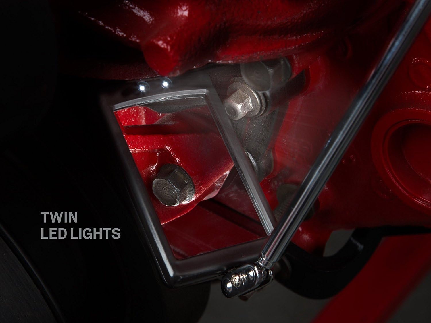 LED Telescoping Inspection Mirror 360° Swivel Flexible Light 5 LED Telescoping Inspection Mirror 360° Swivel Flexible Light - Image 5