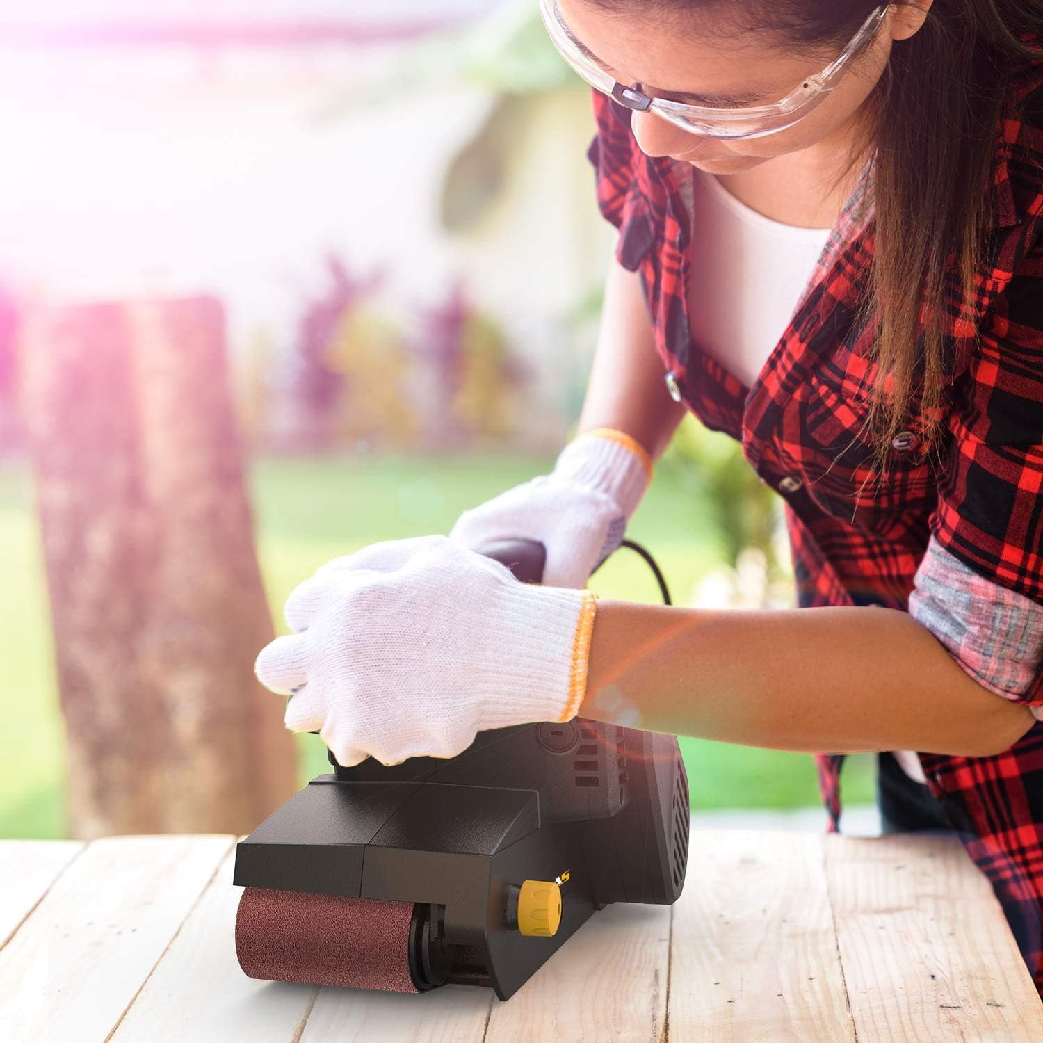 Unlock Precision: Jellas 7Amp Belt Sander Review for Woodworkers 7 Unlock Precision: Jellas 7Amp Belt Sander Review for Woodworkers - Image 7