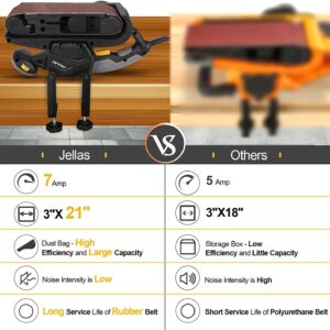 Unlock Precision: Jellas 7Amp Belt Sander Review for Woodworkers