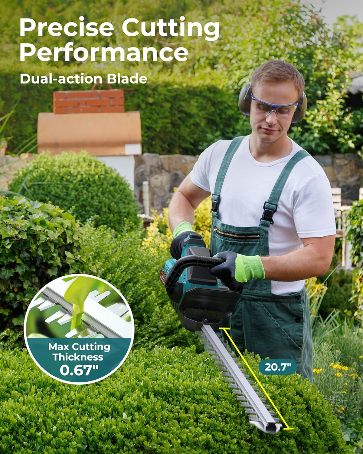 Effortless Trimming: Review of the 20” Cordless Hedge Trimmer 2 Effortless Trimming: Review of the 20” Cordless Hedge Trimmer - Image 2