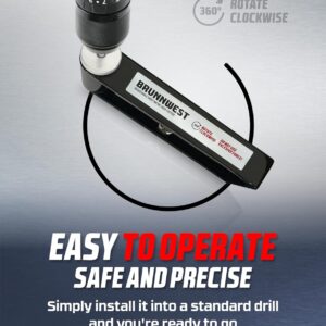 Adjustable Metal Hole Cutter 2-12″ with 4 Bits for HVAC Steel Duct