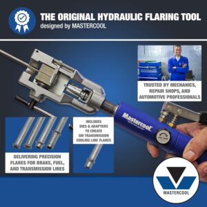 Mastercool Hydraulic Flaring Tool Set 45° Brake Line Kit Cutter