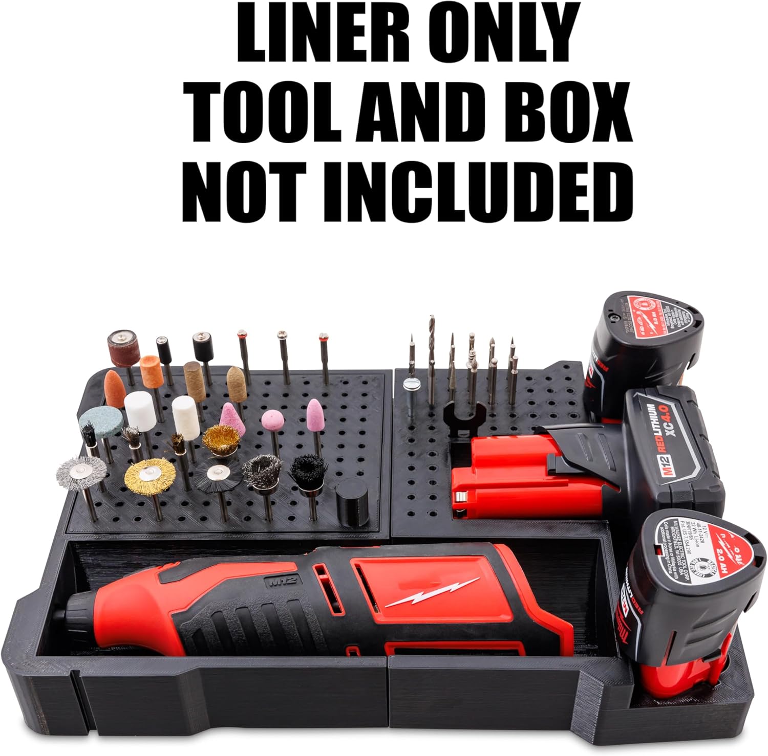 M12 Rotary Organizer Insert for Milwaukee Packout Compact Box 4 M12 Rotary Organizer Insert for Milwaukee Packout Compact Box - Image 4