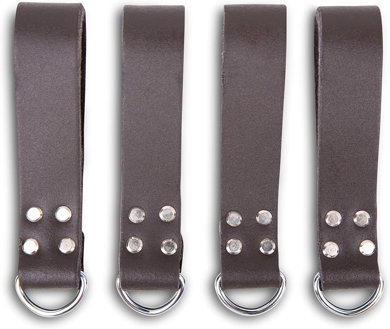 LAUTUS Heavy Duty Leather Tool Belt Suspender Hooks 4-Pack 1 LAUTUS Heavy Duty Leather Tool Belt Strap Connectors Accessories (Suspender Loop Hook Attachment 4-Pack)