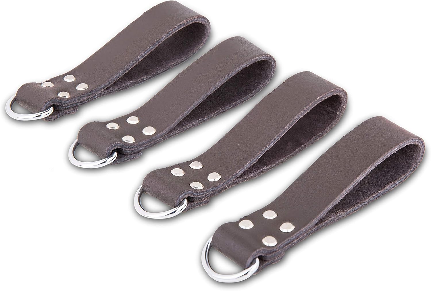 LAUTUS Heavy Duty Leather Tool Belt Suspender Hooks 4-Pack 2 LAUTUS Heavy Duty Leather Tool Belt Suspender Hooks 4-Pack - Image 2