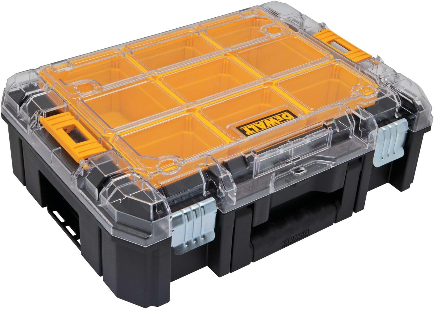 DEWALT TSTAK Small Parts Organizer Box with Removable Bins 1 DEWALT TSTAK Tool Organizer, Small Parts and Screw Organizer Tool Box with Removable Compartments, (DWST17805)