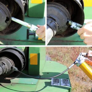 LockNLube XL Grease Gun Coupler Universal Recessed Fitting Tool