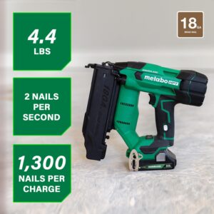 Metabo HPT 18V Brushless Cordless Brad Nailer Kit 18 Gauge 2.0Ah