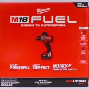 Milwaukee Electric - Variable Speed M18 Fuel. 1/2 Hammer Drill-Driver KIT