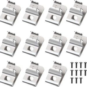 N268241 N086039 Belt Clips, 11pcs 304 Stainless Steel Drill Tool Clips with Screws Compatible with Dewalt 20V Power Tools DCD985 DCD980 DCD985L2 DCD980L2
