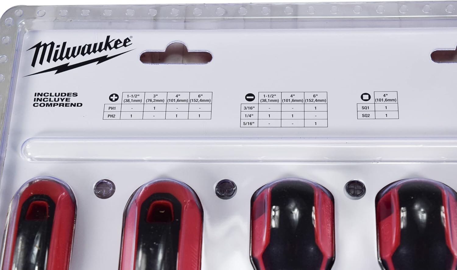 Milwaukee 10-Piece Screwdriver Set with Magnetic Tips 48-22-2710 6 Milwaukee 10-Piece Screwdriver Set with Magnetic Tips 48-22-2710 - Image 6