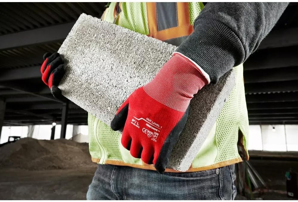 Milwaukee 48-22-8904B Cut Level 1 Dipped Work Gloves XXL 12-Pack 3 Milwaukee 48-22-8904B Cut Level 1 Dipped Work Gloves XXL 12-Pack - Image 3