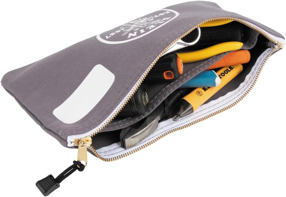 Klein Tools 55578 Heavy Duty Canvas Tool Organizer Bag 7x12.5" 11 Klein Tools 55578 Heavy Duty Canvas Tool Organizer Bag 7x12.5" - Image 11