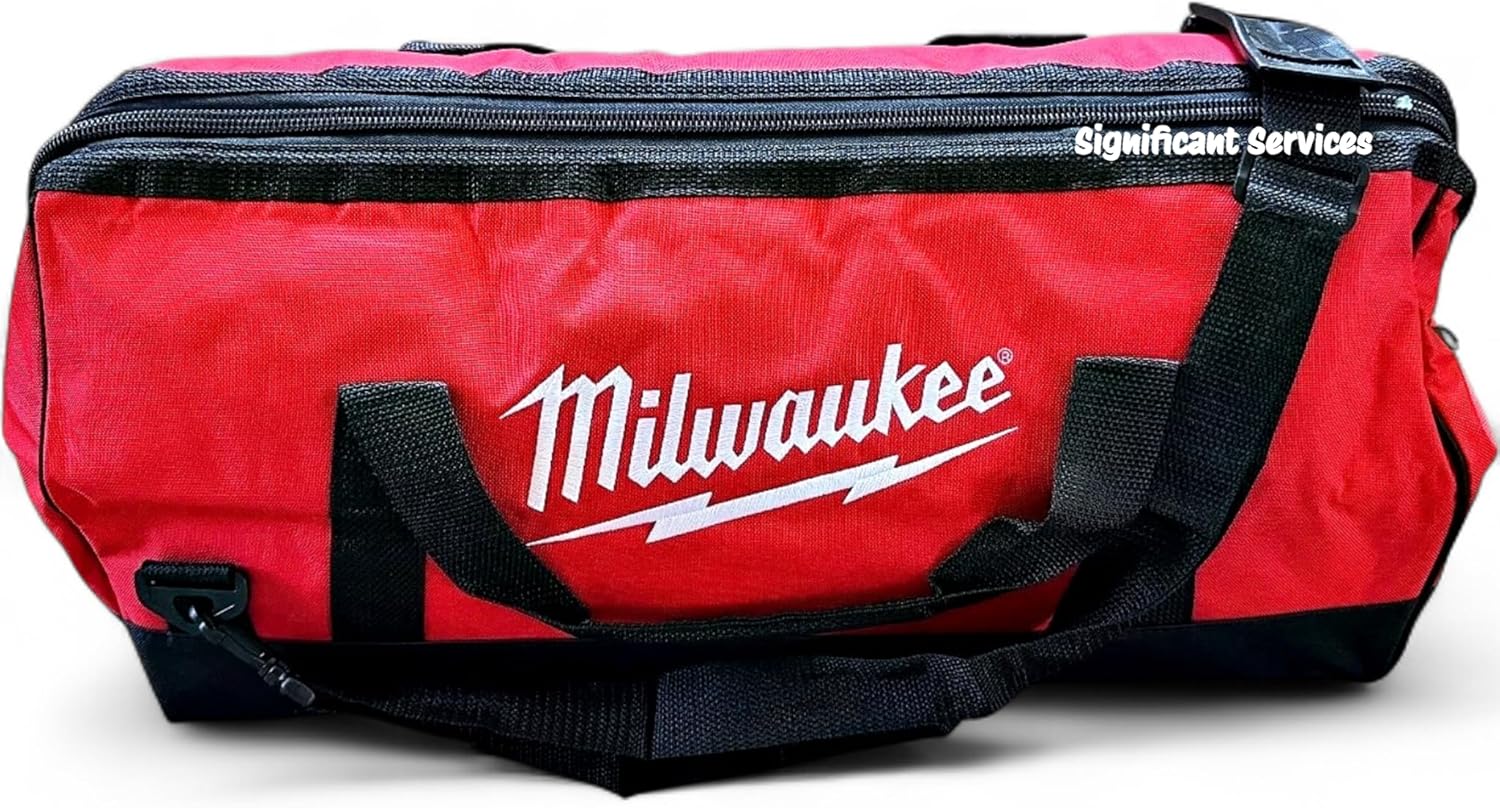 Milwaukee 22" Heavy Duty Canvas Tool Bag for 18V 12V 14V Drills 3 Milwaukee 22" Heavy Duty Canvas Tool Bag for 18V 12V 14V Drills - Image 3