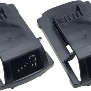 2Pack Battery Case Replacement Parts for Milwaukee M18 xc5.0 xc4.0 1850 1840, Plastic Cover Top Replacement for 48-11-1850 48-11-1840 1852 48-11-1820 48-11-1815 Broken Battery Repair Kit