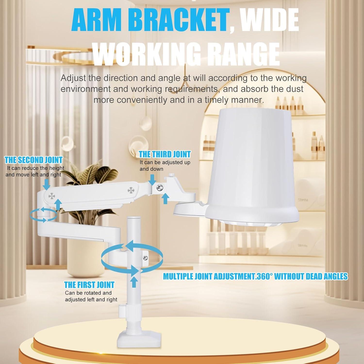 Our Honest Review: Industrial Nail Dust Collector with LED & Flexibility