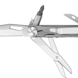 ROCKTOL Multitool Pocket Knife,12-in-1 Multitool Knife,Titanium-Plated Handle,Pocket Clip,Large Scissors,Stainless Steel for Camping, Hiking, Survival, multitool for Men