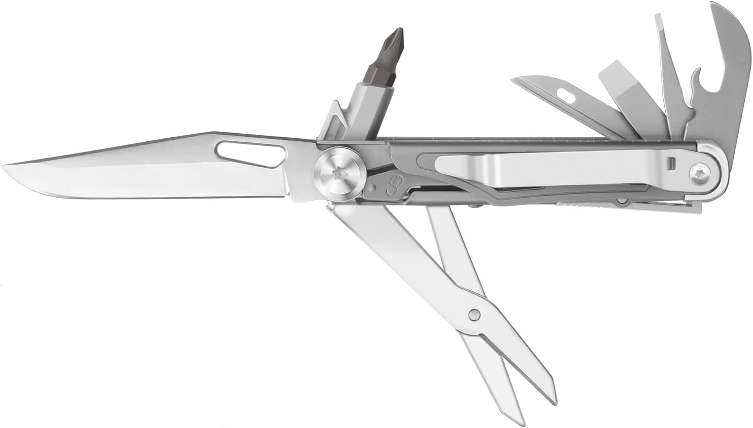 ROCKTOL 12-in-1 Multitool Pocket Knife Titanium Camping Survival EDC 1 ROCKTOL Multitool Pocket Knife,12-in-1 Multitool Knife,Titanium-Plated Handle,Pocket Clip,Large Scissors,Stainless Steel for Camping, Hiking, Survival, multitool for Men
