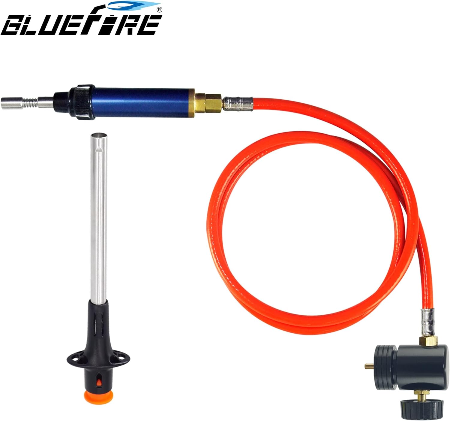 BLUEFIRE Propane Torch Kit Self-Igniting 3ft Hose MAPP Gas Welding 5 BLUEFIRE Propane Torch Kit Self-Igniting 3ft Hose MAPP Gas Welding - Image 5