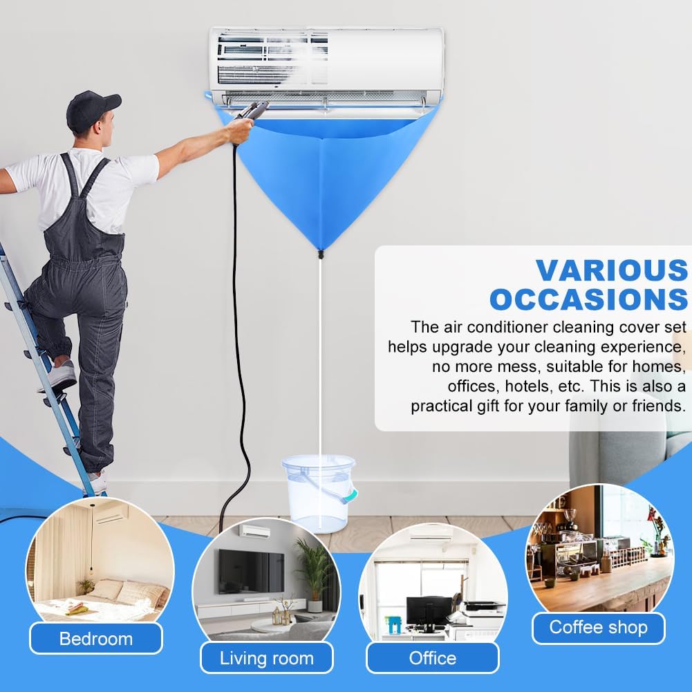 Mini Split AC Cleaning Kit Waterproof Cover Bag with 78.7" Pipe 4 Mini Split AC Cleaning Kit Waterproof Cover Bag with 78.7" Pipe - Image 4