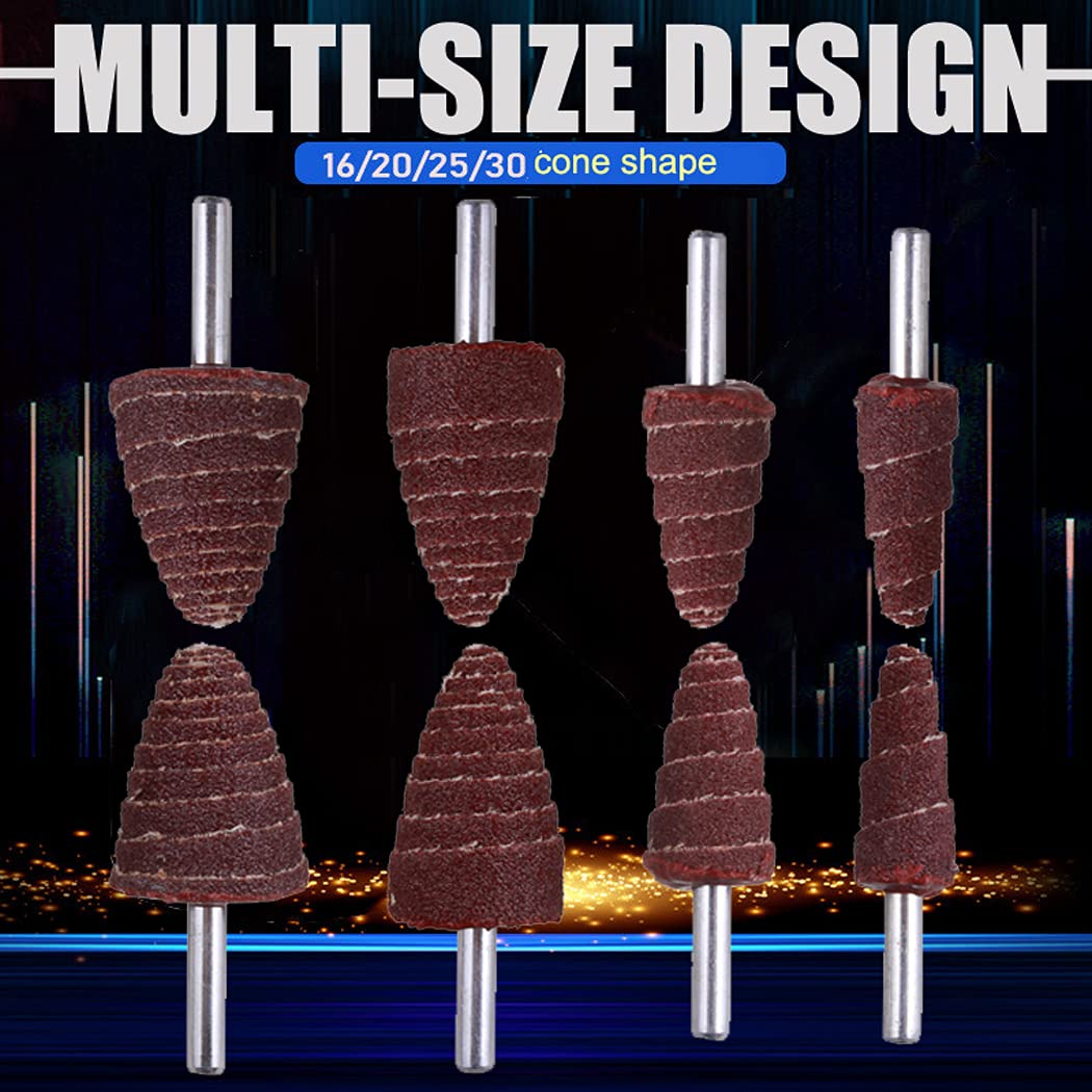 12pc Flap Wheel Sander Set 80 Grit 1/4 Shank for Drill Grinder 5 12pc Flap Wheel Sander Set 80 Grit 1/4 Shank for Drill Grinder - Image 5