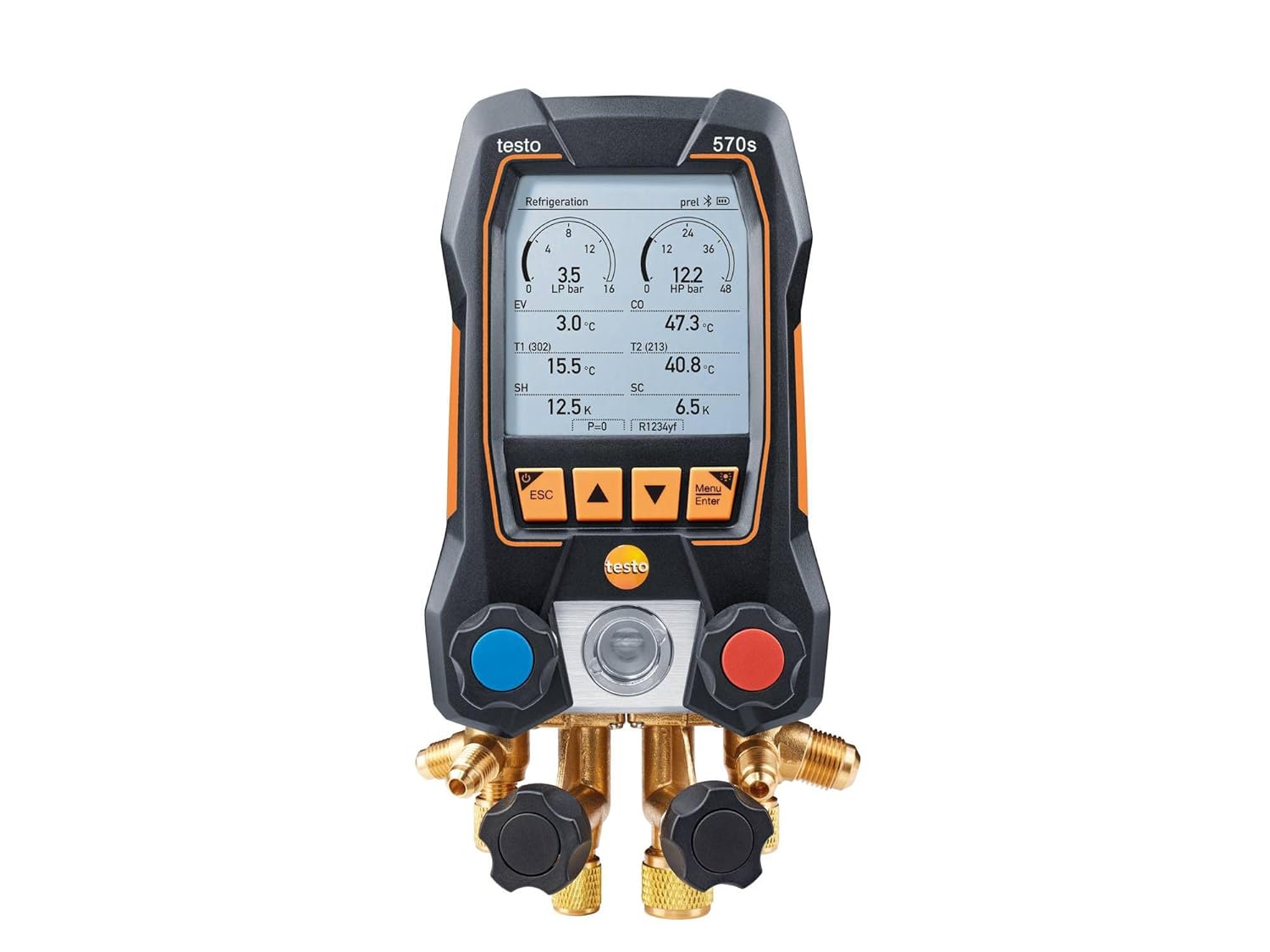 Testo 570s HVAC Manifold Gauge Set with Bluetooth & USB-C App 1 hvac tools testo