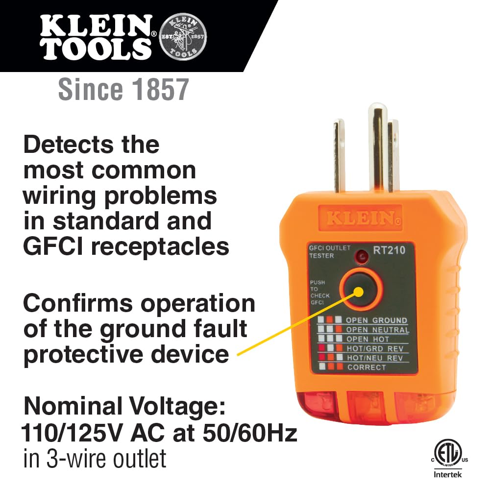 Klein Tools 2-Piece Electrical Tester Kit with GFCI and Voltage Pen 3 Klein Tools 2-Piece Electrical Tester Kit with GFCI and Voltage Pen - Image 3