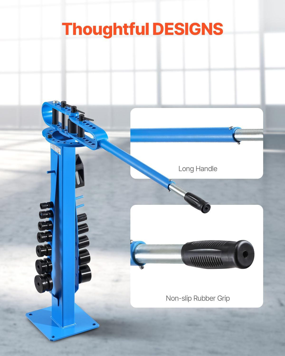 VEVOR Pipe Bender 14 Dies 200° Heavy Duty Tube Bending Tool HVAC 5 VEVOR Pipe Bender 14 Dies 200° Heavy Duty Tube Bending Tool HVAC - Image 5