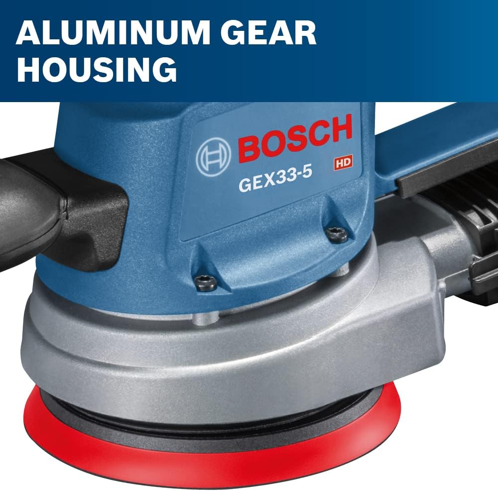 BOSCH GEX33-5N 5 Inch Random Orbit Sander Polisher Multi-Hole 10 BOSCH GEX33-5N 5 Inch Random Orbit Sander Polisher Multi-Hole - Image 10