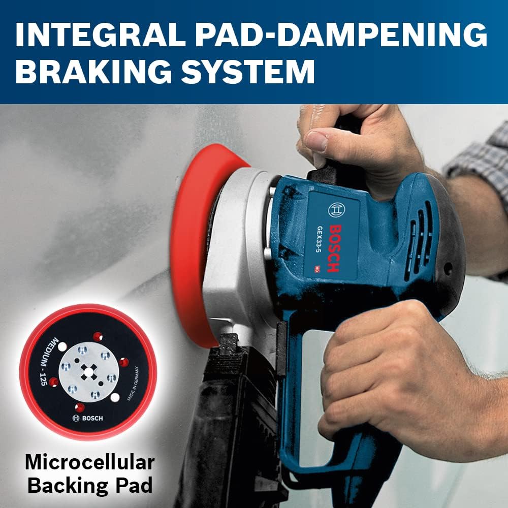 BOSCH GEX33-5N 5 Inch Random Orbit Sander Polisher Multi-Hole 11 BOSCH GEX33-5N 5 Inch Random Orbit Sander Polisher Multi-Hole - Image 11