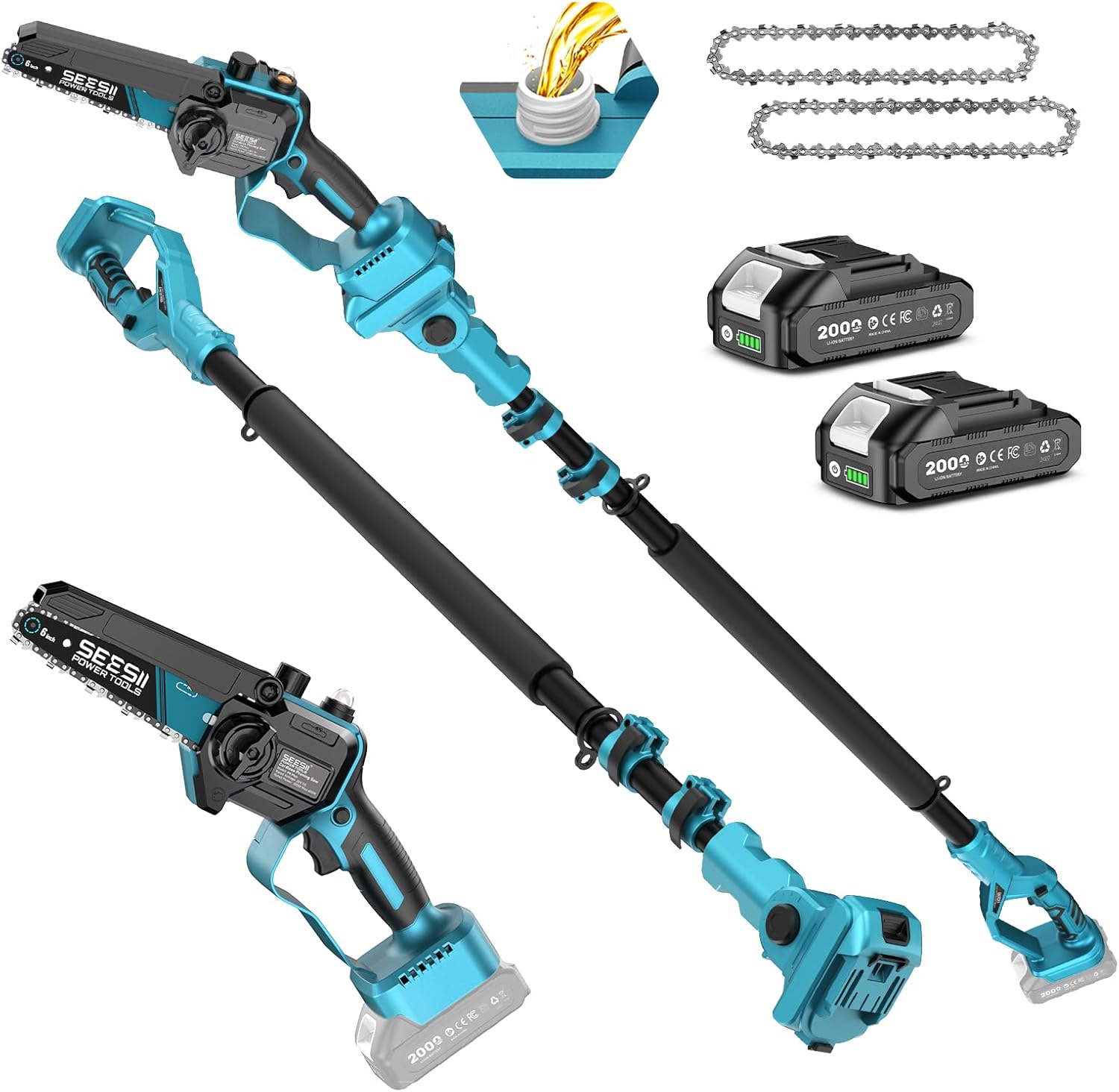 Effortless Tree Trimming: SEESII 2-in-1 Electric Pole Saw Review 1 Effortless Tree Trimming: SEESII 2-in-1 Electric Pole Saw Review