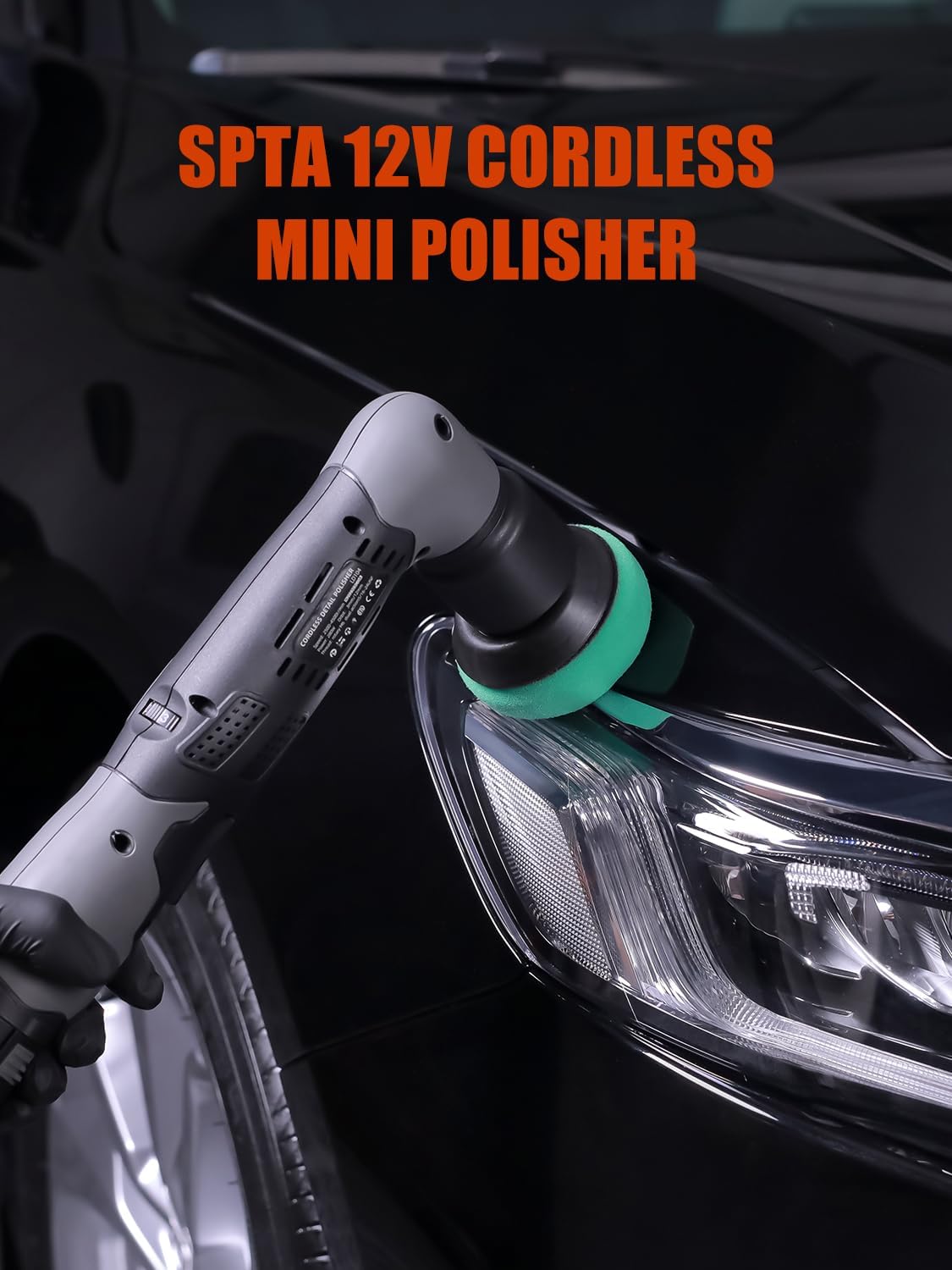 SPTA 12V Cordless Mini Car Polisher RO/DA Scratch Remover Kit 9 SPTA 12V Cordless Mini Car Polisher RO/DA Scratch Remover Kit - Image 9