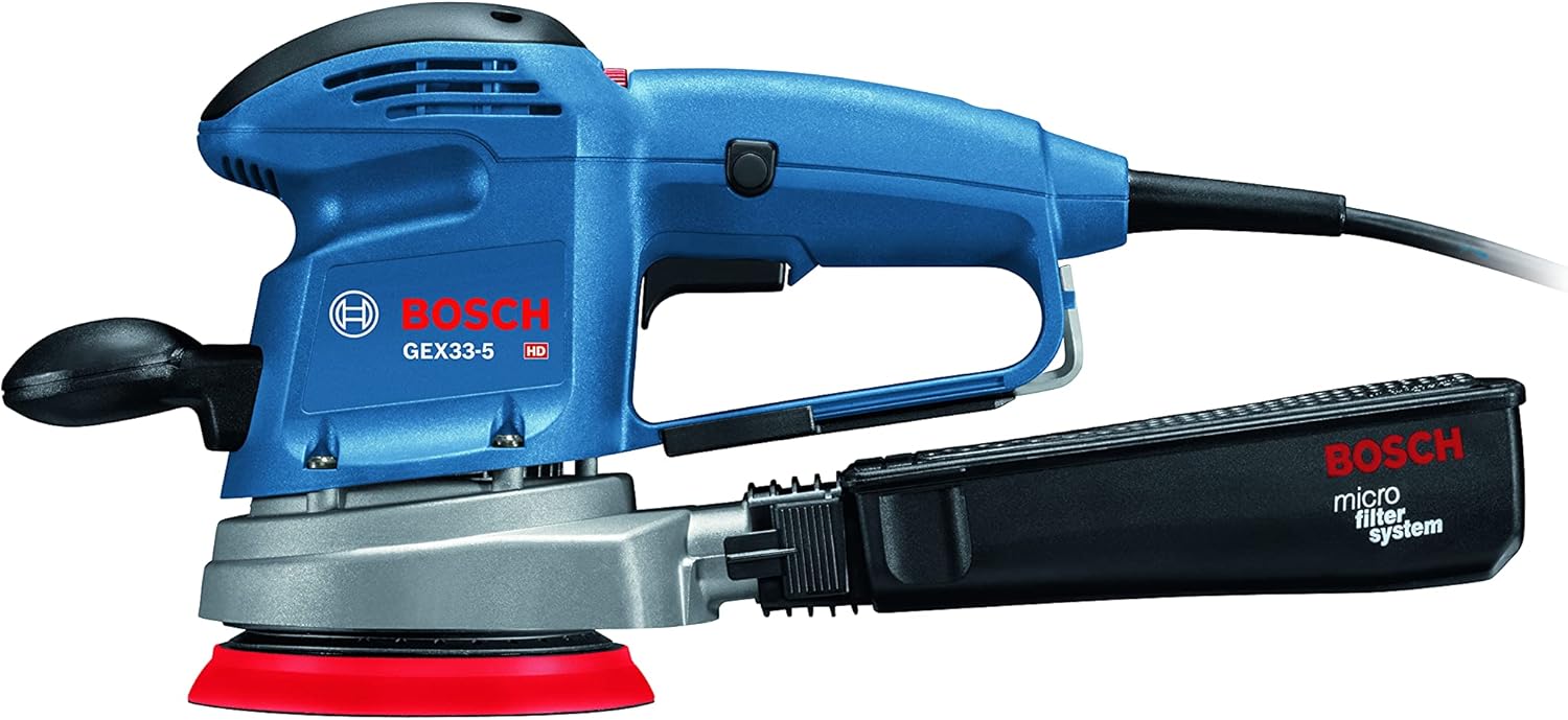 BOSCH GEX33-5N 5 Inch Random Orbit Sander Polisher Multi-Hole 3 BOSCH GEX33-5N 5 Inch Random Orbit Sander Polisher Multi-Hole - Image 3