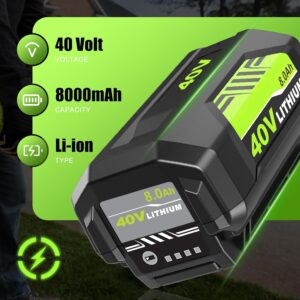 Power Up: Reviewing the 8000mAh Ryobi 40V Replacement Batteries