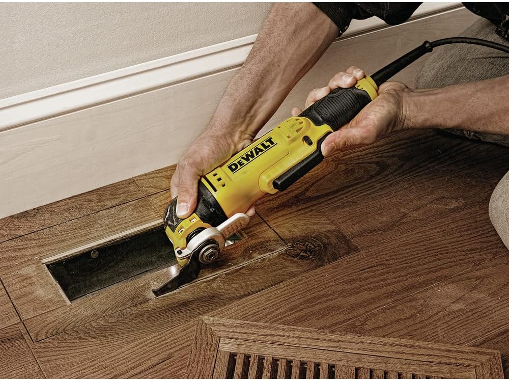 DEWALT 3-Amp Corded Oscillating Multi-Tool Kit with Blades & Bag 7 DEWALT 3-Amp Corded Oscillating Multi-Tool Kit with Blades & Bag - Image 7