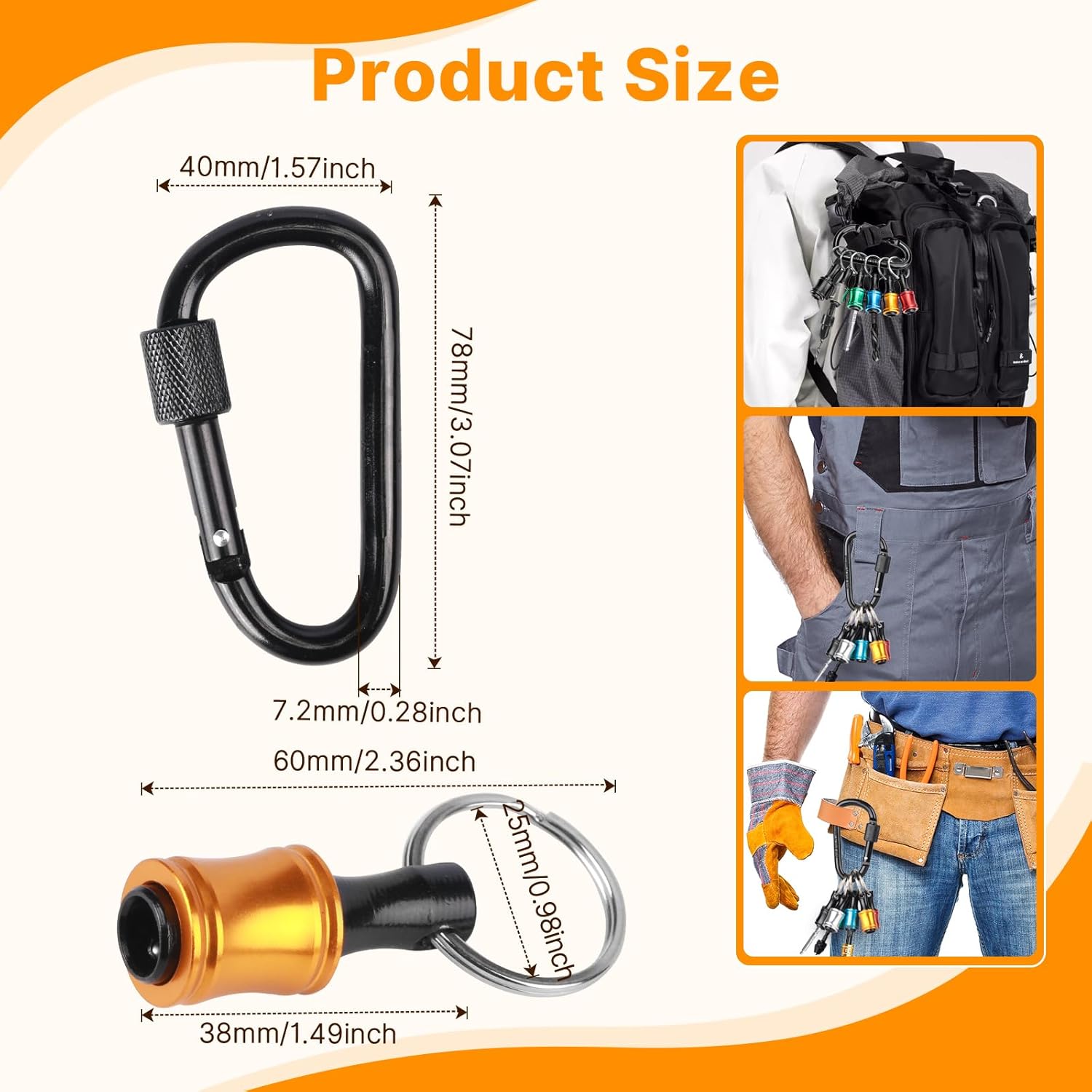 36PC 1/4 Hex Drill Bit Holder Set Impact Driver Extension Bar 7 36PC 1/4 Hex Drill Bit Holder Set Impact Driver Extension Bar - Image 7