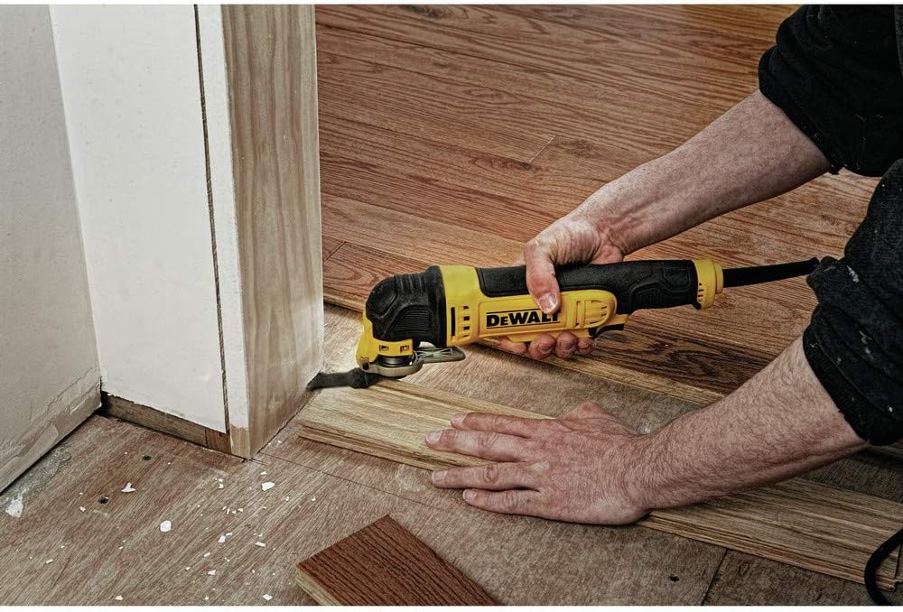DEWALT 3-Amp Corded Oscillating Multi-Tool Kit with Blades & Bag 8 DEWALT 3-Amp Corded Oscillating Multi-Tool Kit with Blades & Bag - Image 8